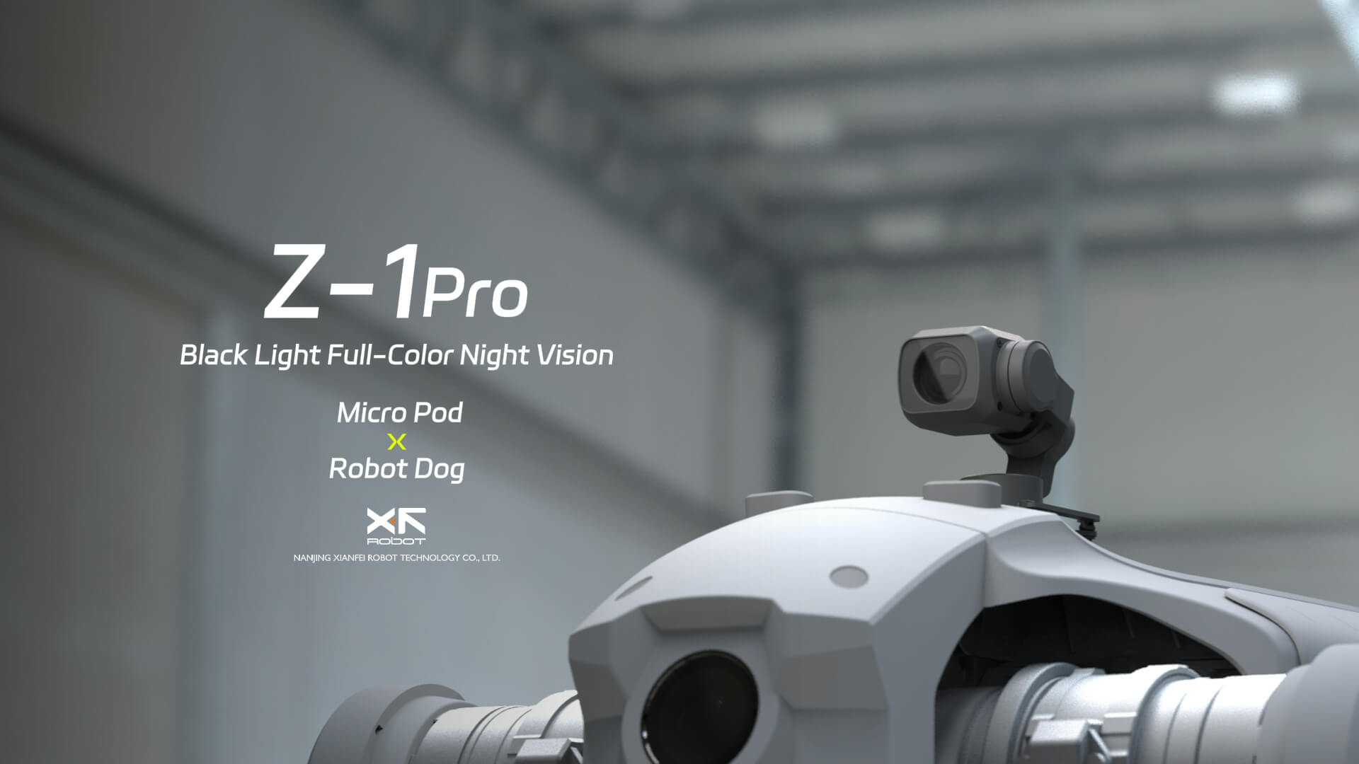 先飞技术Z-1Pro黑光全彩夜视微型吊舱搭载机器狗——极暗光下“看得清、跟得准、稳得住”